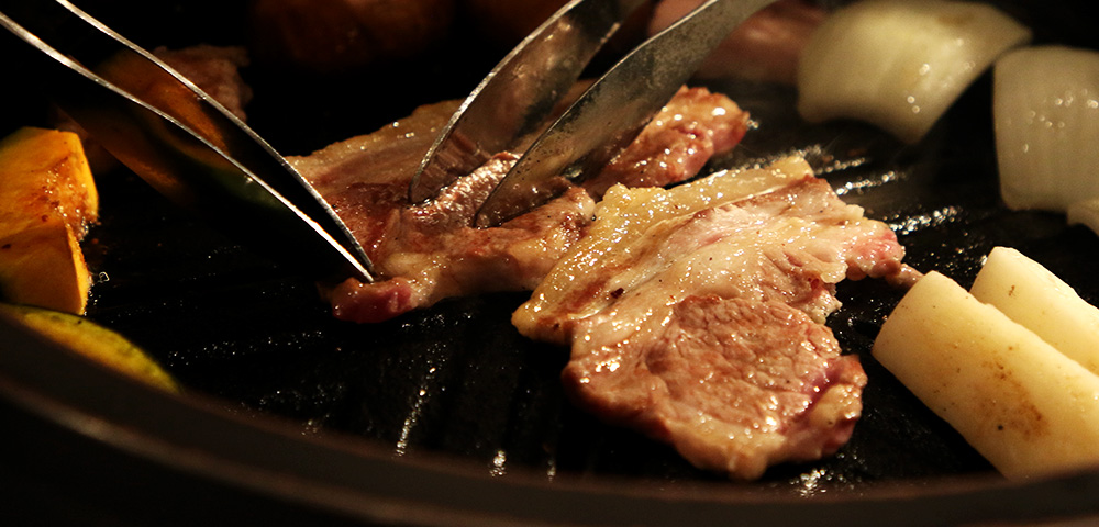 焼きシーン