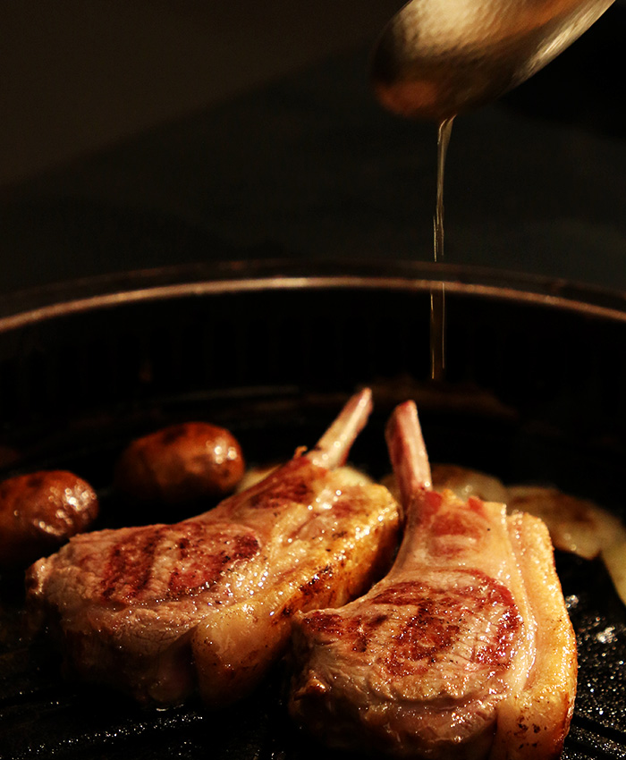 焼きシーン